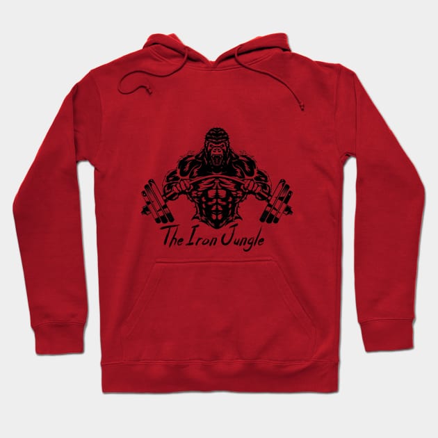 The Iron Jungle Gorilla Gym Hoodie by Cooldaddyfrench